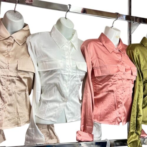 Blusas satinadas 6127