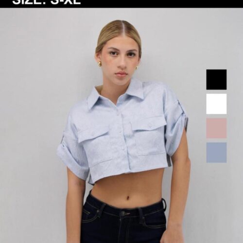 Blusas corta de botones 2639