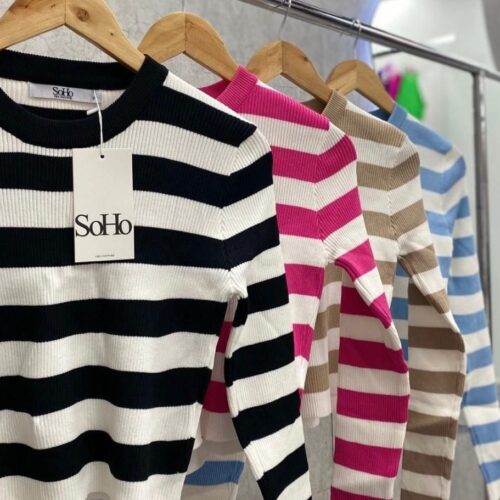 Blusas de Rayas manga larga Soho