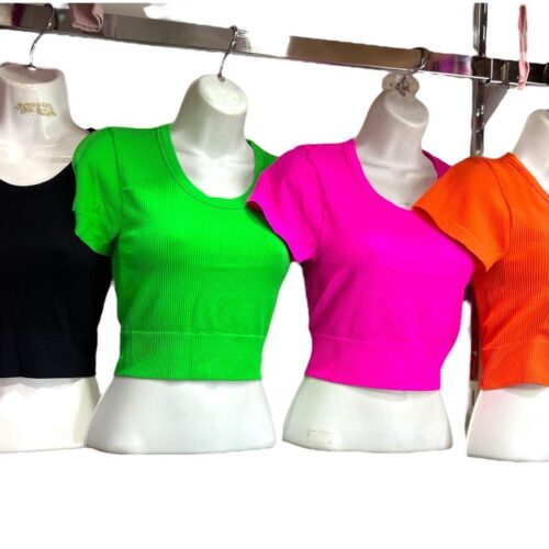 Blusas básicas de licra