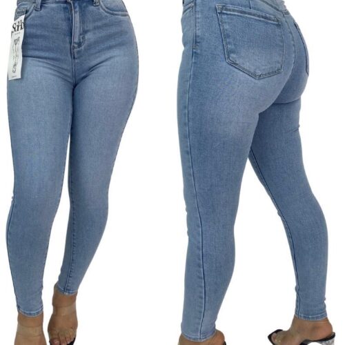 Pantalones Soho de brillitos azul claro 6363