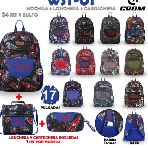 Mochilas de niño crom WST-01