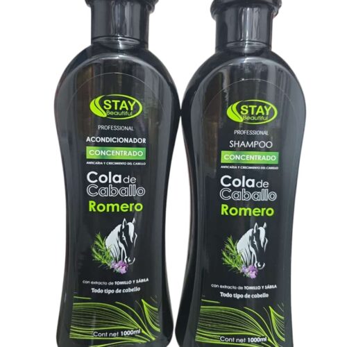 Shampoo y acondicionador de Romero Cola de caballo
