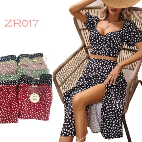 Traje de 2 piezas de puntos