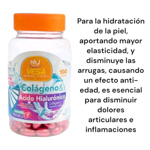 Capsulas de colageno y acido hialuronico