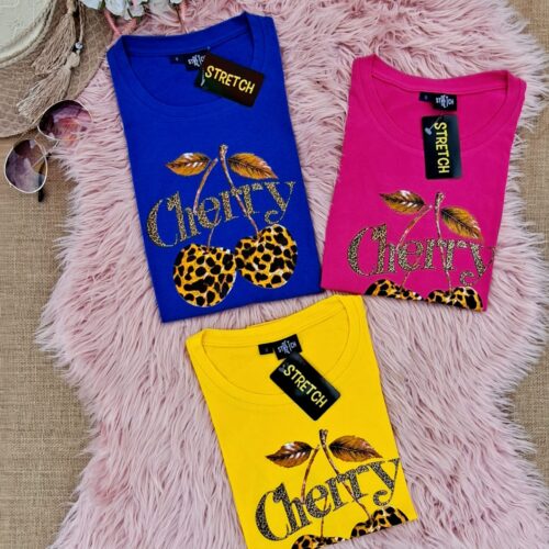 Camisas de cereza tigriadas