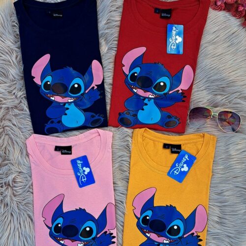 Camisa de stitch sentado