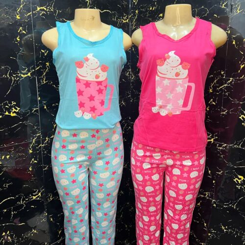 Pijama de taza pantalón