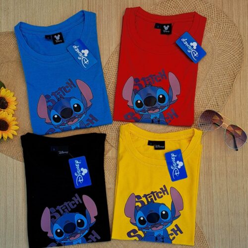 Camisa de stitch letras