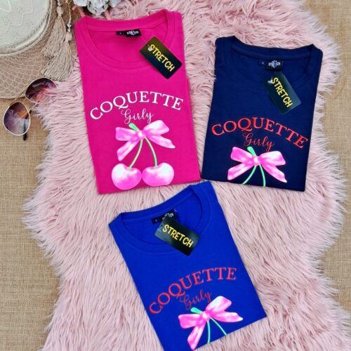 Camisas de cereza Coquette
