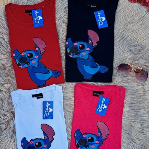 Camisa de stitch enamorado
