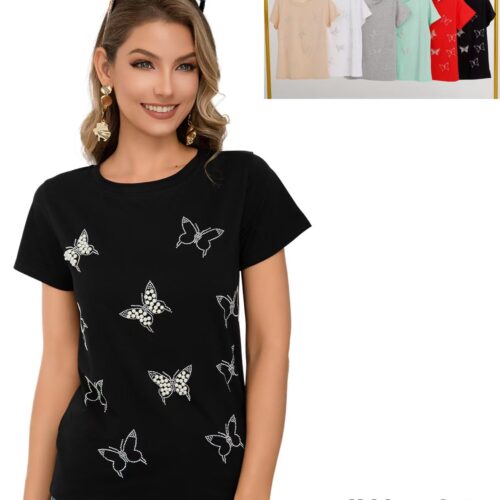 Camiseta de mariposas