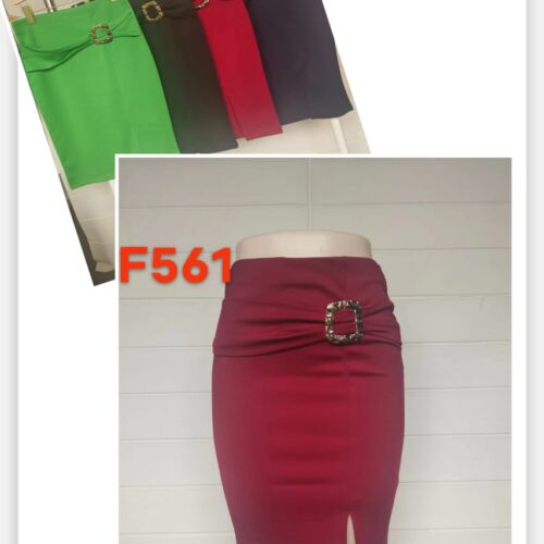 Faldas de broche dorado F561