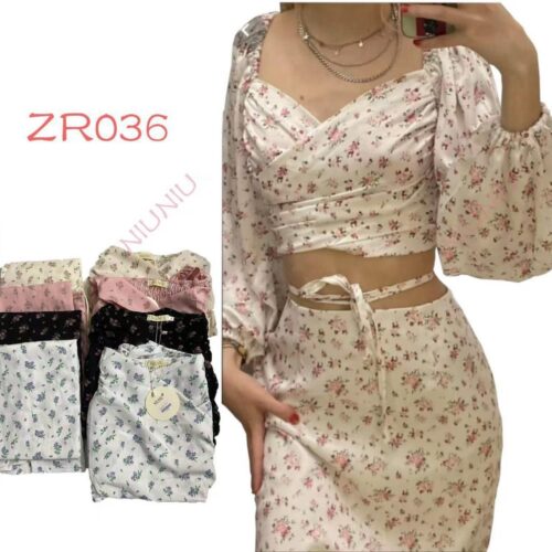 Trajes de falda y blusa ZR036