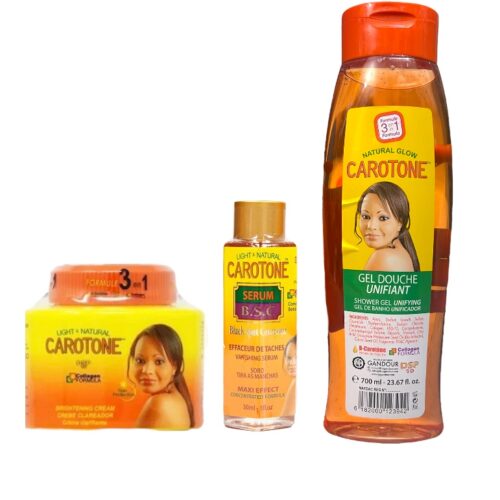 Kit carotone crema 135ml, Gel grande, serum concentrado