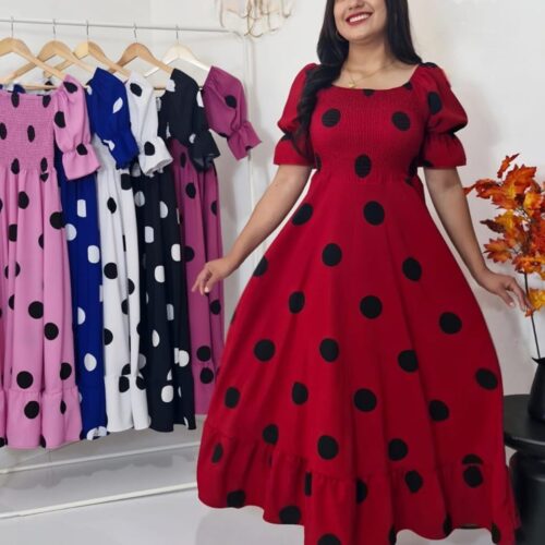 Vestido de punto grande
