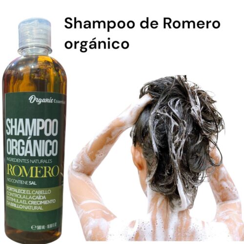 Shampoo de romero natural