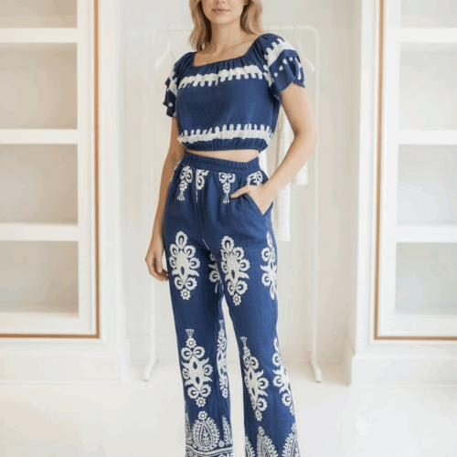 Conjunto estampado