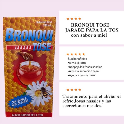 Jarabe bronqui tose para la tos