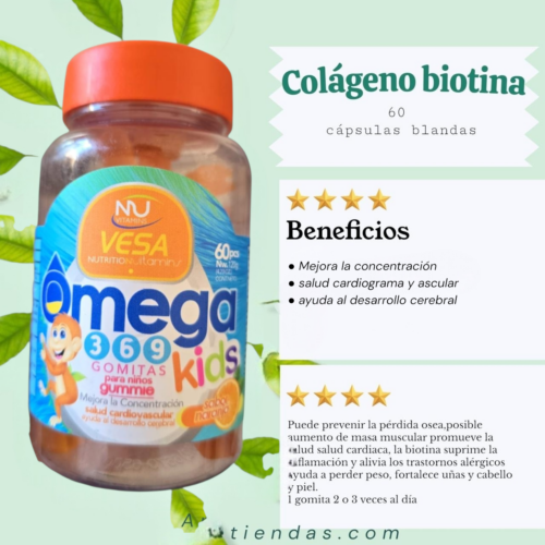 Omega kids 3,6,9 gomita