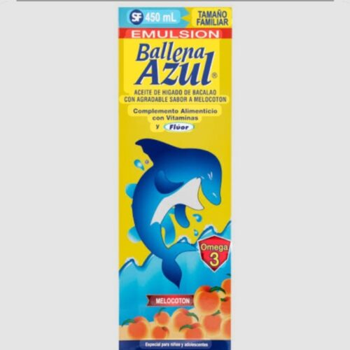 Ballena azul omega 3 para niño