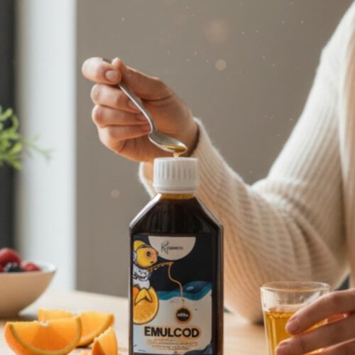 Emulcod vitamina jarabe para niños