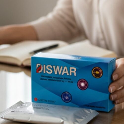 Diswar Amoxicilina +clavulanato  potasio  Tabletas 875mg caplin