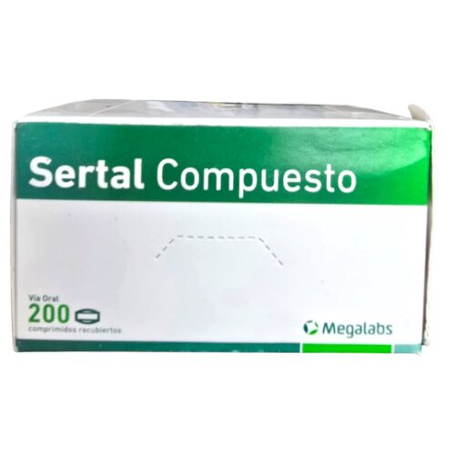 Sertal compuesta caja de 200 cápsulas Caplin