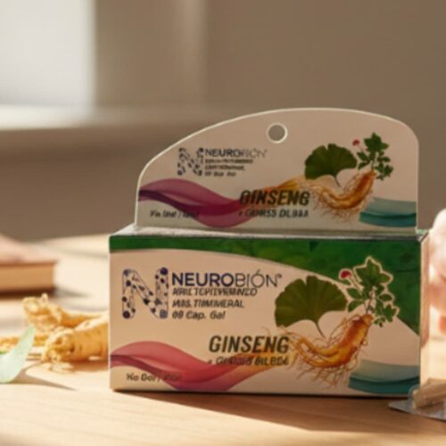 Neurobión con Ginseng en capsula cajita