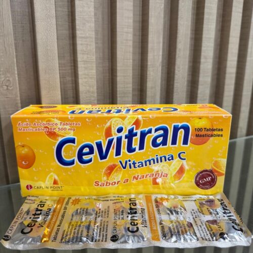 Cevitran vitamina C masticable caplin