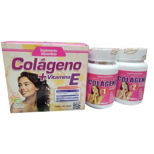 Colágeno + vitamina  E  capsula.