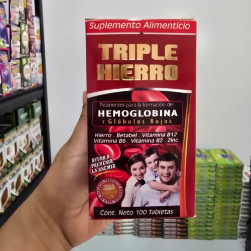 Triple hierro en cápsula
