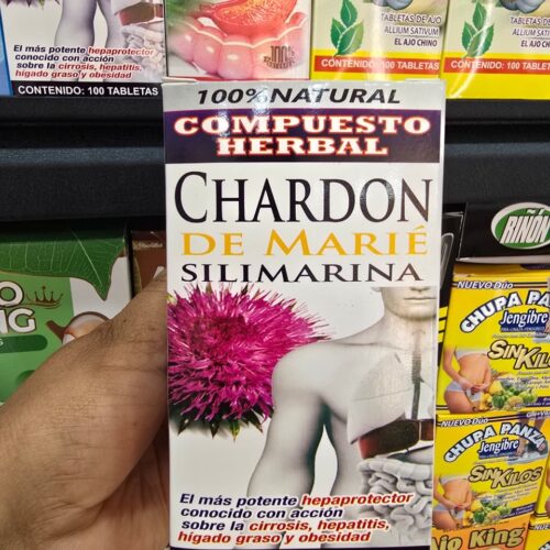 Cardo marino en tabletas